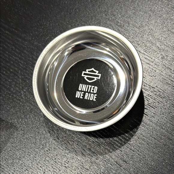 Harley-Davidson Silver Magnetic Dish - Picture 1 of 4